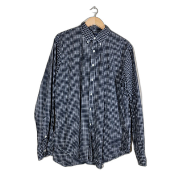 Ralph Lauren Other - Ralph Lauren Plaid Black & White Long Sleeve Button Shirt - XL